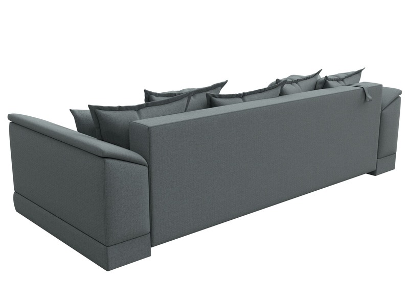 Диван прямой НордСтар НПБ, Рогожка, Амур 07 серый