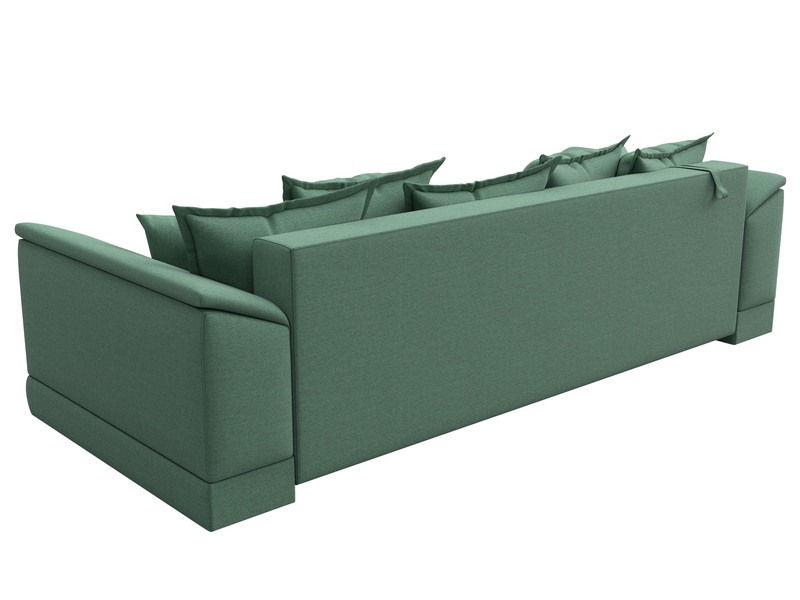Диван прямой НордСтар НПБ, Рогожка, Амур 11 зеленый