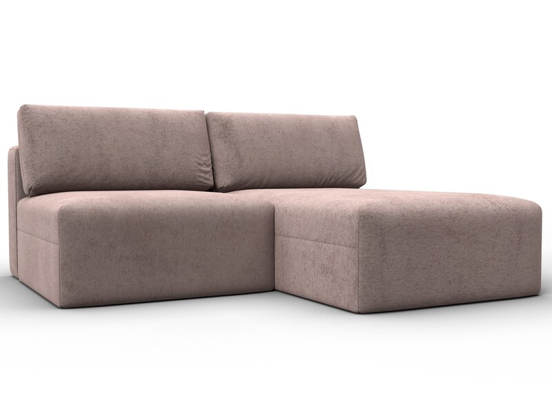 Диван угловой модульный Лига-060 НПБ угол универсальный, Велюр, TOWER 05 бежевый