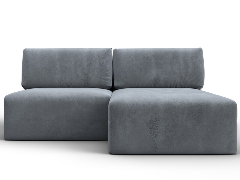 Диван угловой модульный Лига-060 НПБ угол универсальный, Велюр, TOWER 10 серый