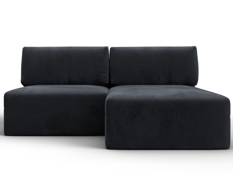 Диван угловой модульный Лига-060 НПБ угол универсальный, Велюр, TOWER 11 темно-серый