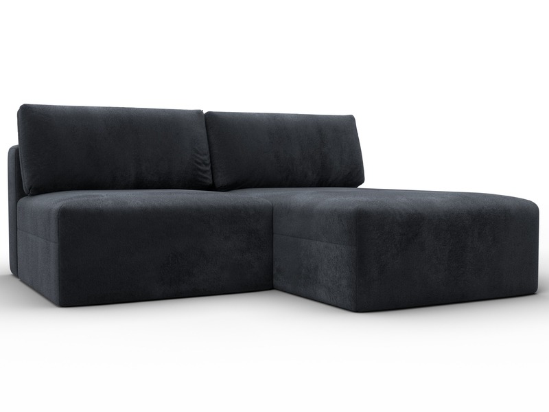 Диван угловой модульный Лига-060 НПБ угол универсальный, Велюр, TOWER 11 темно-серый
