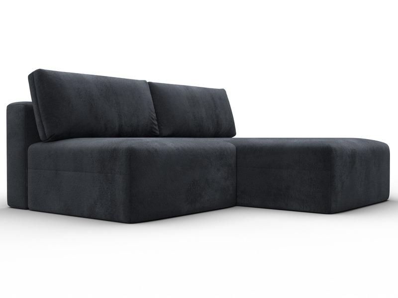Диван угловой модульный Лига-060 НПБ угол универсальный, Велюр, TOWER 11 темно-серый