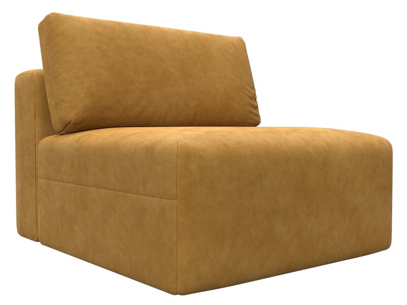 Модуль диван Лига-060 НПБ, Велюр, BRUT 10 желтый