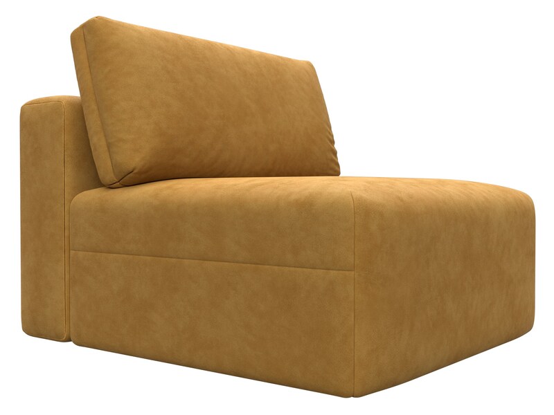 Модуль диван Лига-060 НПБ, Велюр, BRUT 10 желтый