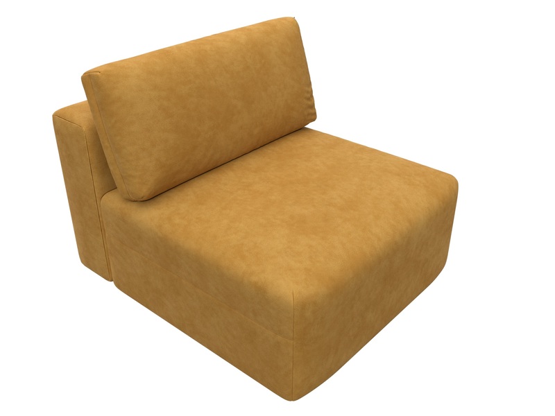 Модуль диван Лига-060 НПБ, Велюр, BRUT 10 желтый