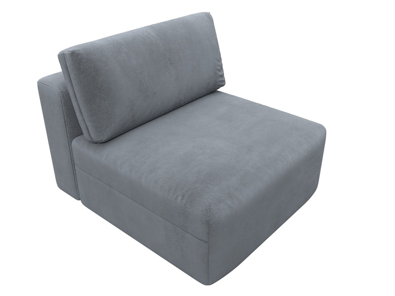 Модуль диван Лига-060 НПБ, Велюр, TOWER 10 серый