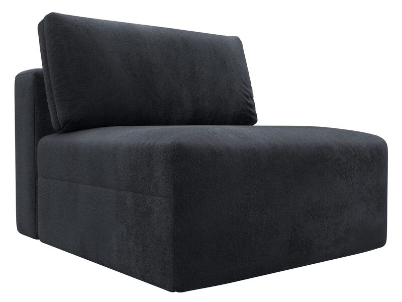 Модуль диван Лига-060 НПБ, Велюр, TOWER 11 темно-серый