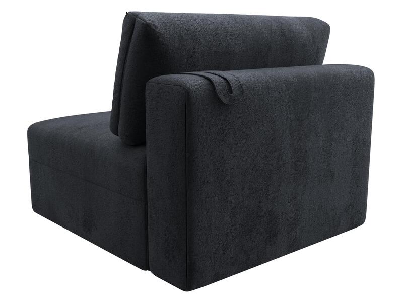 Модуль диван Лига-060 НПБ, Велюр, TOWER 11 темно-серый