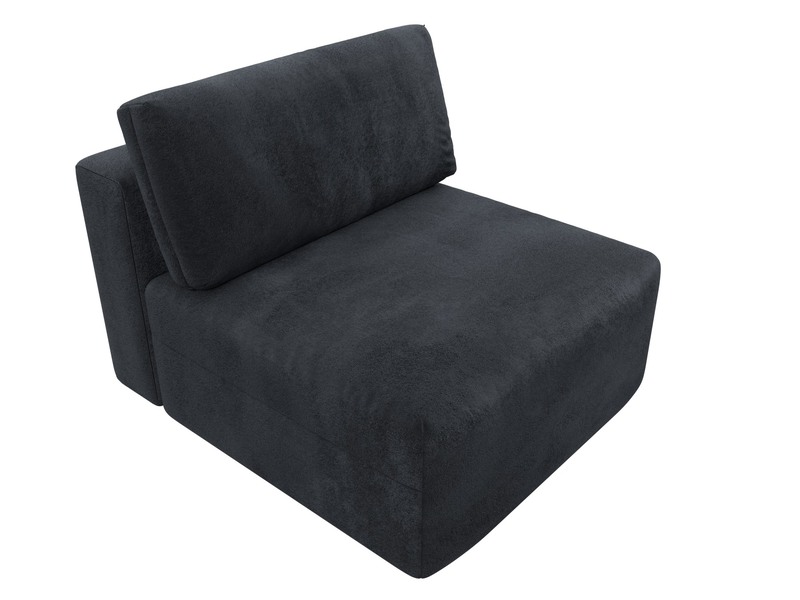 Модуль диван Лига-060 НПБ, Велюр, TOWER 11 темно-серый