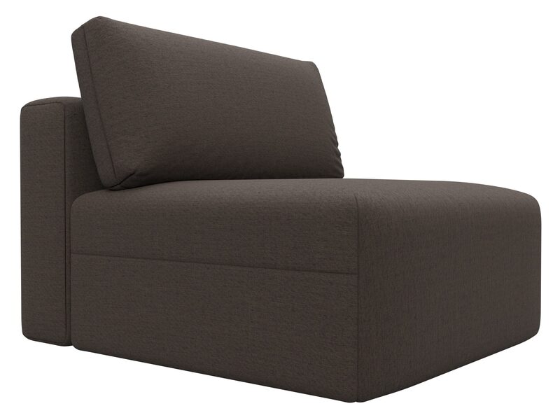 Модуль диван Лига-060 НПБ, Рогожка, Амур 05 коричневый