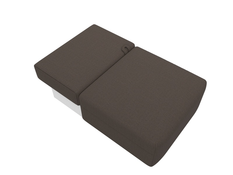 Модуль диван Лига-060 НПБ, Рогожка, Амур 05 коричневый