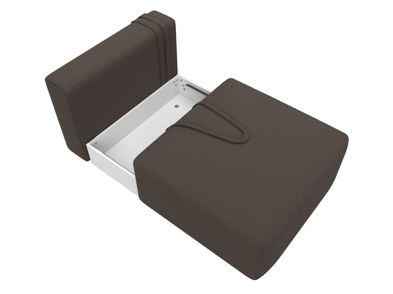 Модуль диван Лига-060 НПБ, Рогожка, Амур 05 коричневый