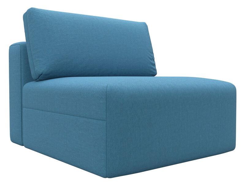 Модуль диван Лига-060 НПБ, Рогожка, Амур 10 голубой