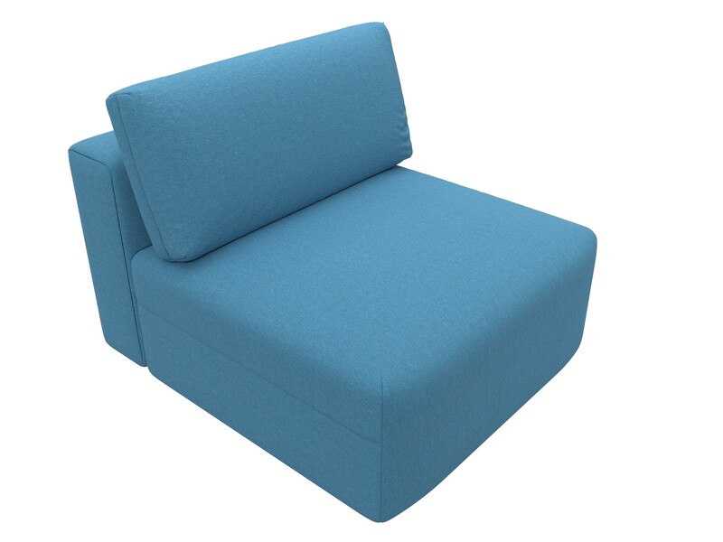 Модуль диван Лига-060 НПБ, Рогожка, Амур 10 голубой