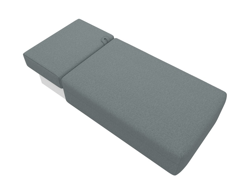 Модуль канапе Лига-060 НПБ, Рогожка, Амур 07 серый