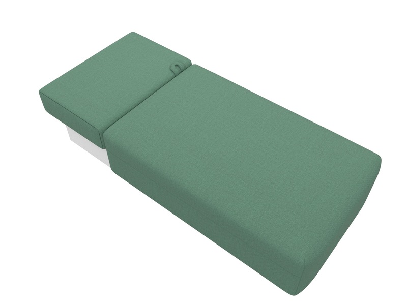 Модуль канапе Лига-060 НПБ, Рогожка, Амур 11 зеленый