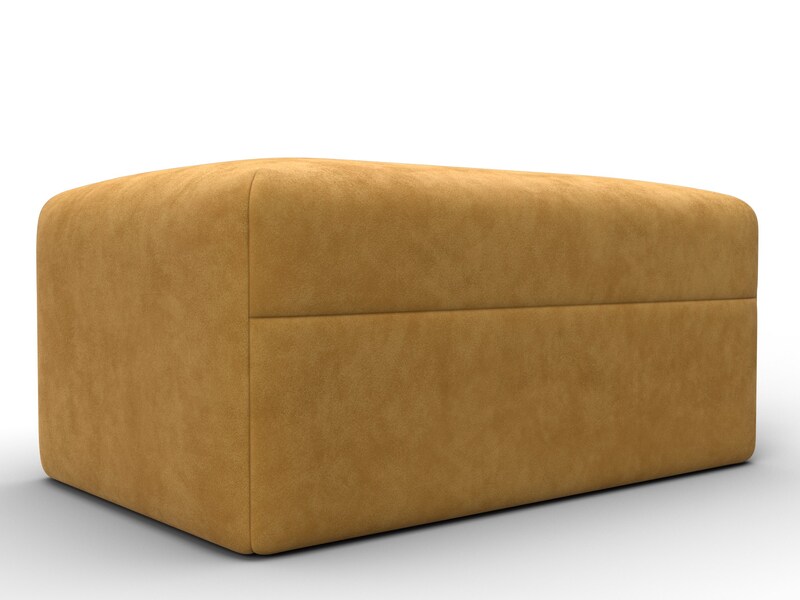 Модуль пуф Лига-060 НПБ, Велюр, BRUT 10 желтый