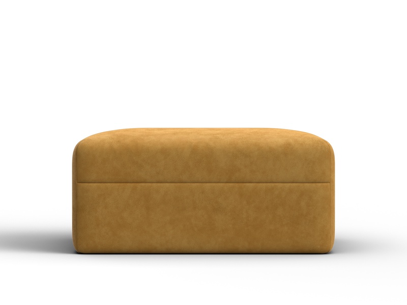 Модуль пуф Лига-060 НПБ, Велюр, BRUT 10 желтый