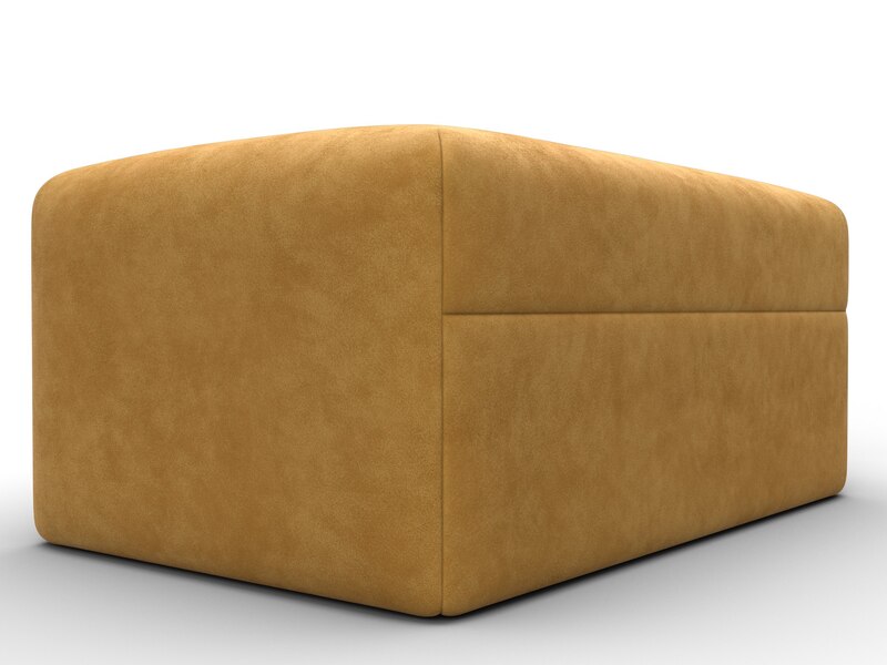 Модуль пуф Лига-060 НПБ, Велюр, BRUT 10 желтый
