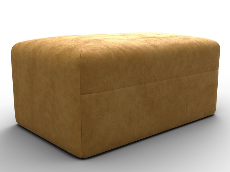 Модуль пуф Лига-060 НПБ, Велюр, BRUT 10 желтый