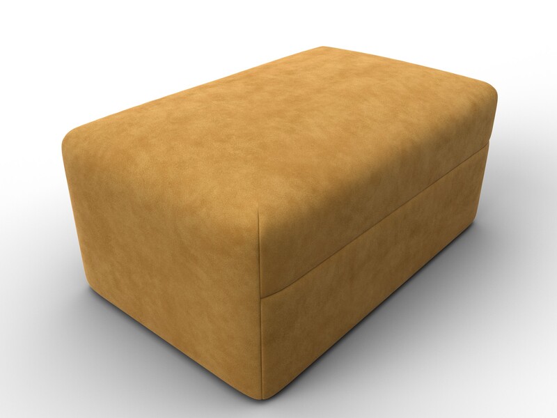 Модуль пуф Лига-060 НПБ, Велюр, BRUT 10 желтый