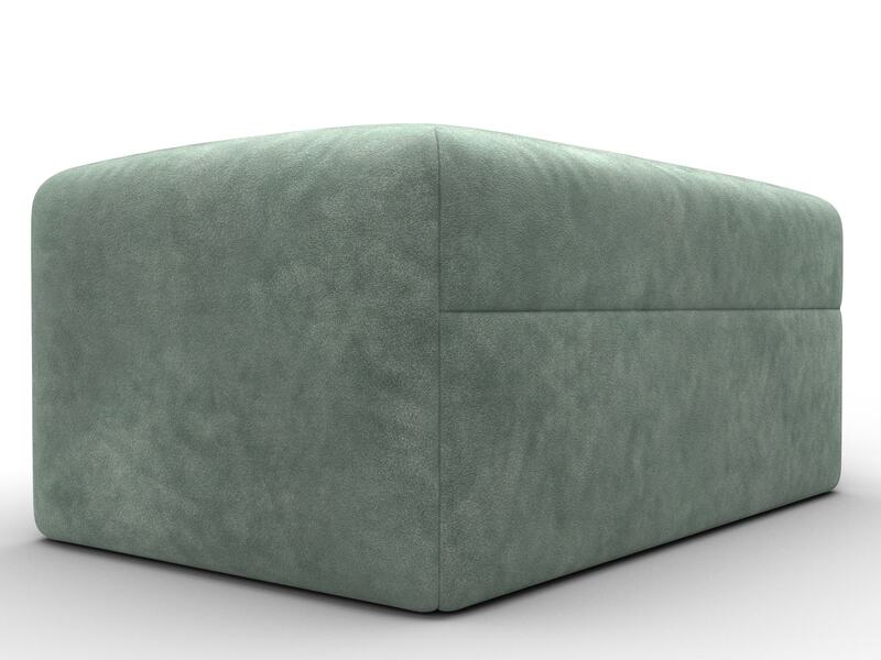 Модуль пуф Лига-060 НПБ, Велюр, BRUT 08 зеленый