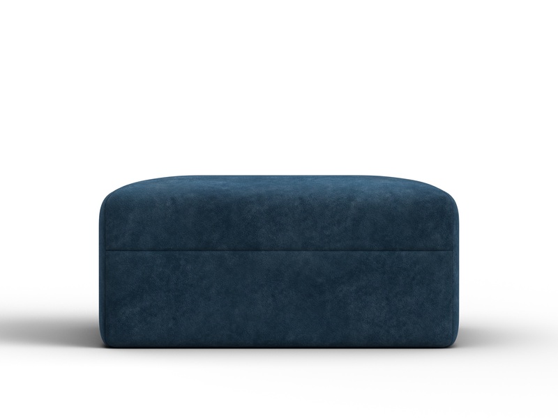 Модуль пуф Лига-060 НПБ, Велюр, BRUT 11 синий