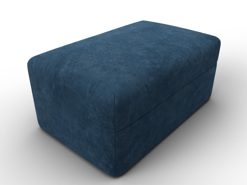 Модуль пуф Лига-060 НПБ, Велюр, BRUT 11 синий
