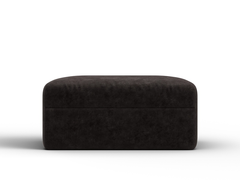 Модуль пуф Лига-060 НПБ, Велюр, BRUT 17 коричневый