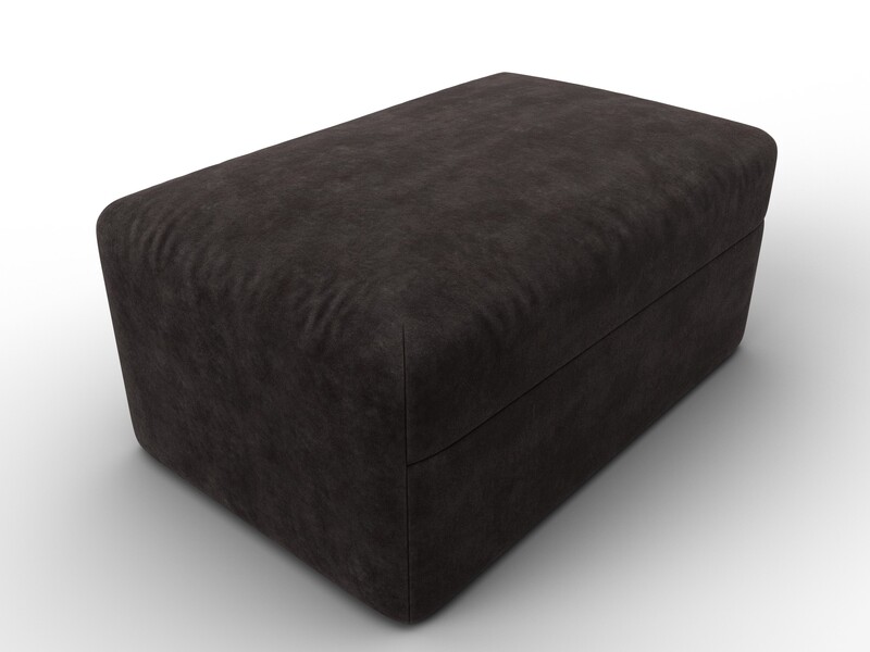 Модуль пуф Лига-060 НПБ, Велюр, BRUT 17 коричневый