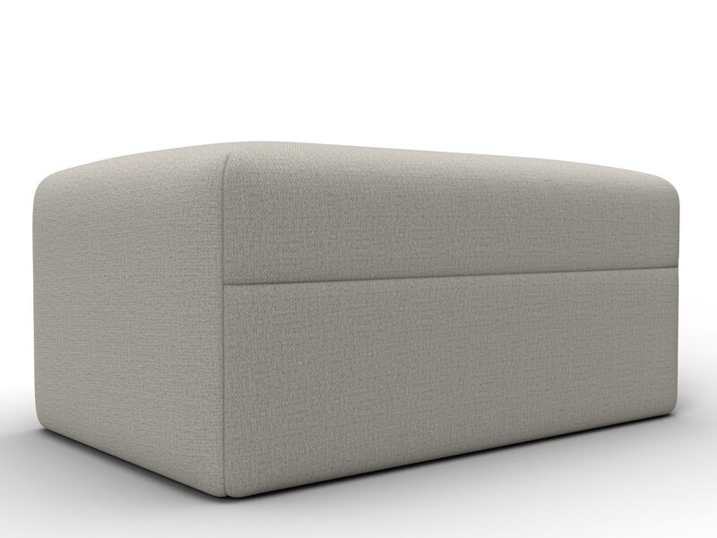 Модуль пуф Лига-060 НПБ, Рогожка, Амур 02 бежевый