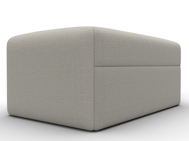 Модуль пуф Лига-060 НПБ, Рогожка, Амур 02 бежевый