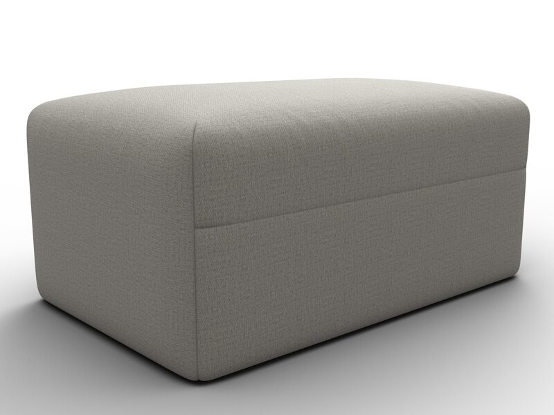 Модуль пуф Лига-060 НПБ, Рогожка, Амур 02 бежевый