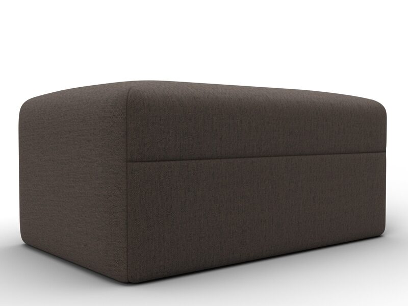 Модуль пуф Лига-060 НПБ, Рогожка, Амур 05 коричневый