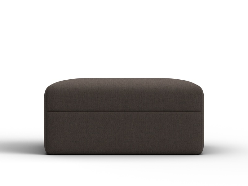 Модуль пуф Лига-060 НПБ, Рогожка, Амур 05 коричневый