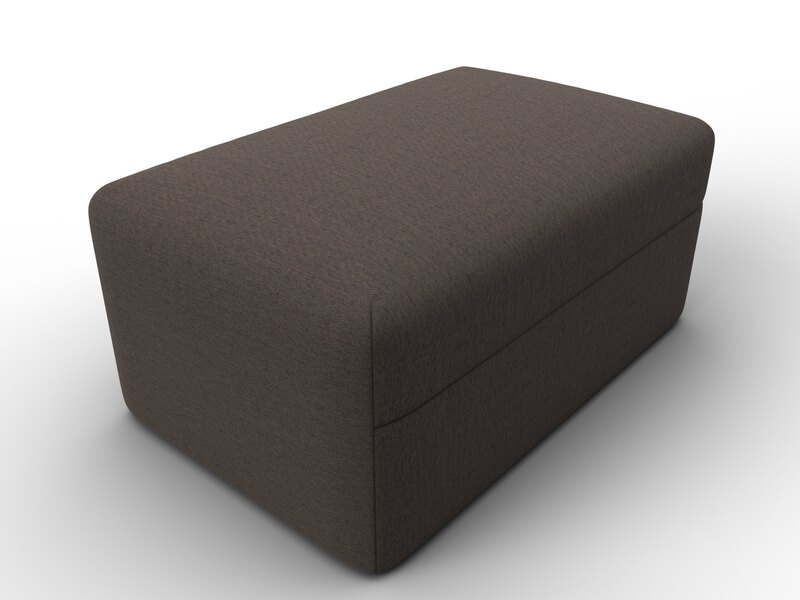 Модуль пуф Лига-060 НПБ, Рогожка, Амур 05 коричневый