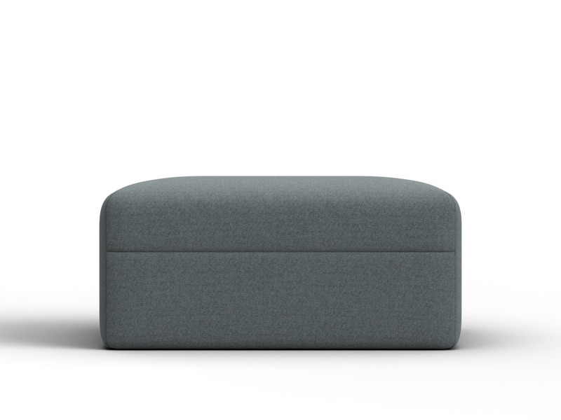 Модуль пуф Лига-060 НПБ, Рогожка, Амур 07 серый