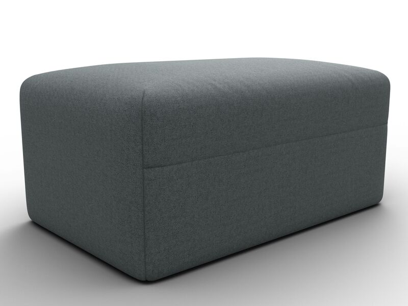 Модуль пуф Лига-060 НПБ, Рогожка, Амур 07 серый