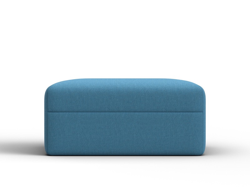 Модуль пуф Лига-060 НПБ, Рогожка, Амур 10 голубой