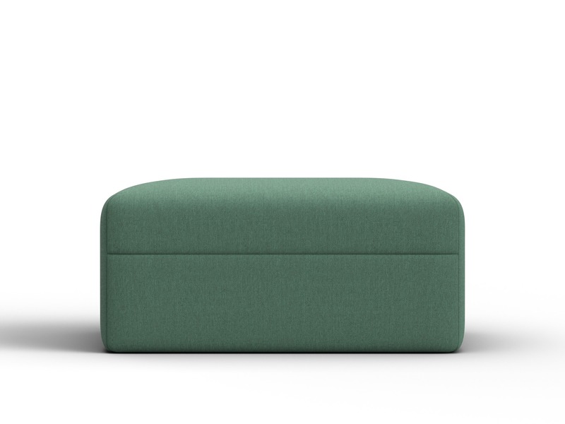 Модуль пуф Лига-060 НПБ, Рогожка, Амур 11 зеленый