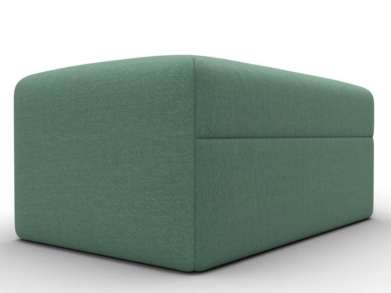 Модуль пуф Лига-060 НПБ, Рогожка, Амур 11 зеленый