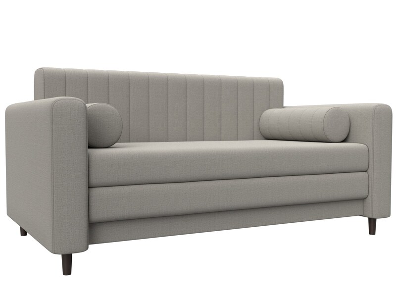 Диван прямой Лига-070, Рогожка, Амур 02 бежевый