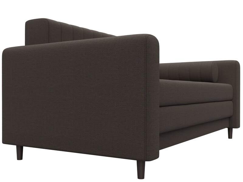 Диван прямой Лига-070, Рогожка, Амур 05 коричневый