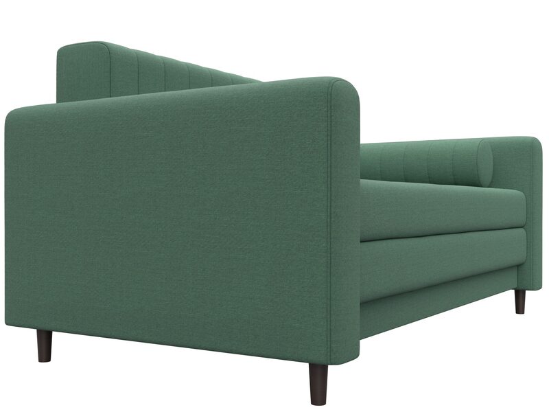 Диван прямой Лига-070, Рогожка, Амур 11 зеленый