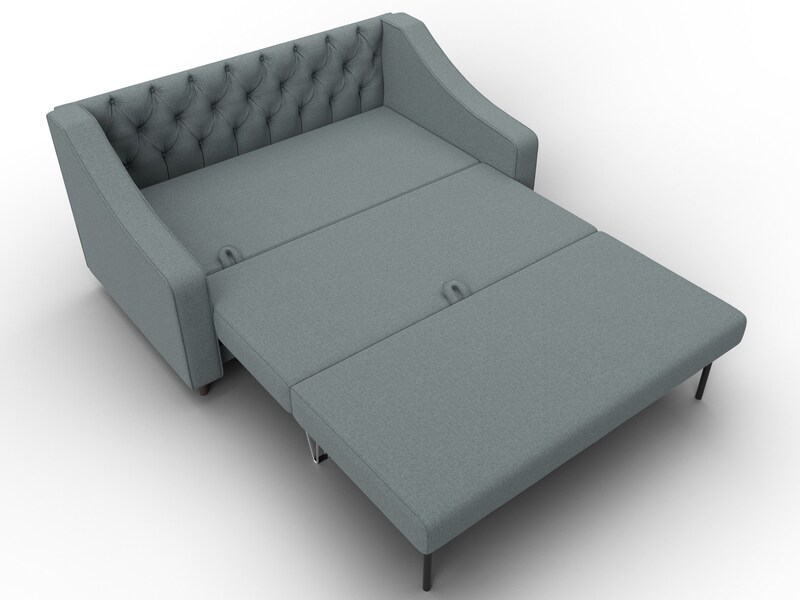 Диван прямой Лига-071, Рогожка, Амур 07 серый