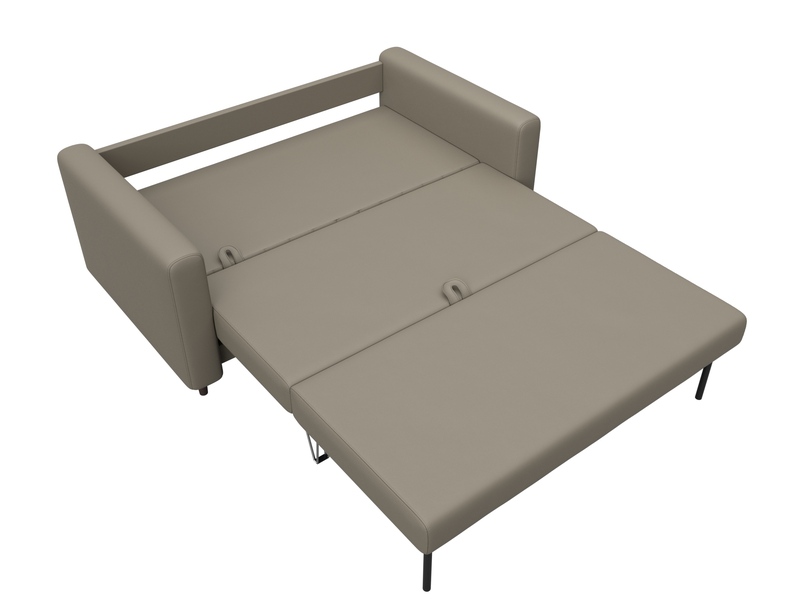 Диван прямой Лига-070, Экокожа, GRIFON 04 бежевый