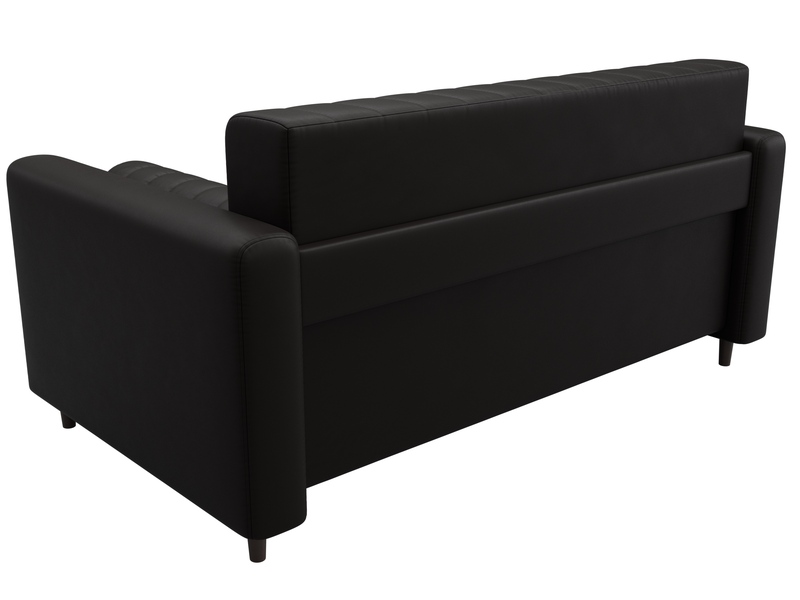 Диван прямой Лига-070, Экокожа, GRIFON 12 коричневый