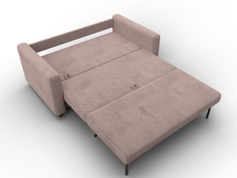 Диван прямой Лига-070, Велюр, TOWER 05 бежевый