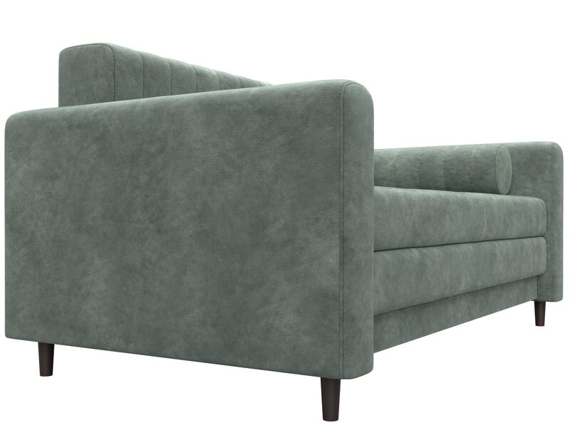 Диван прямой Лига-070, Велюр, BRUT 08 зеленый